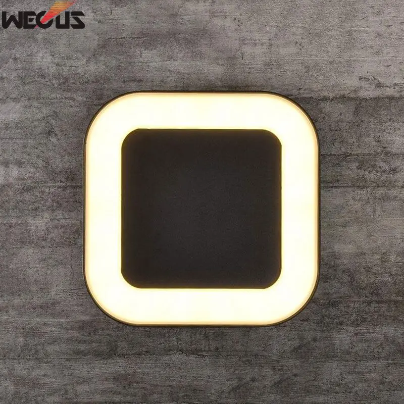 

New products, outdoor aluminum wall lamp, oval / round / square arbitrary choice
